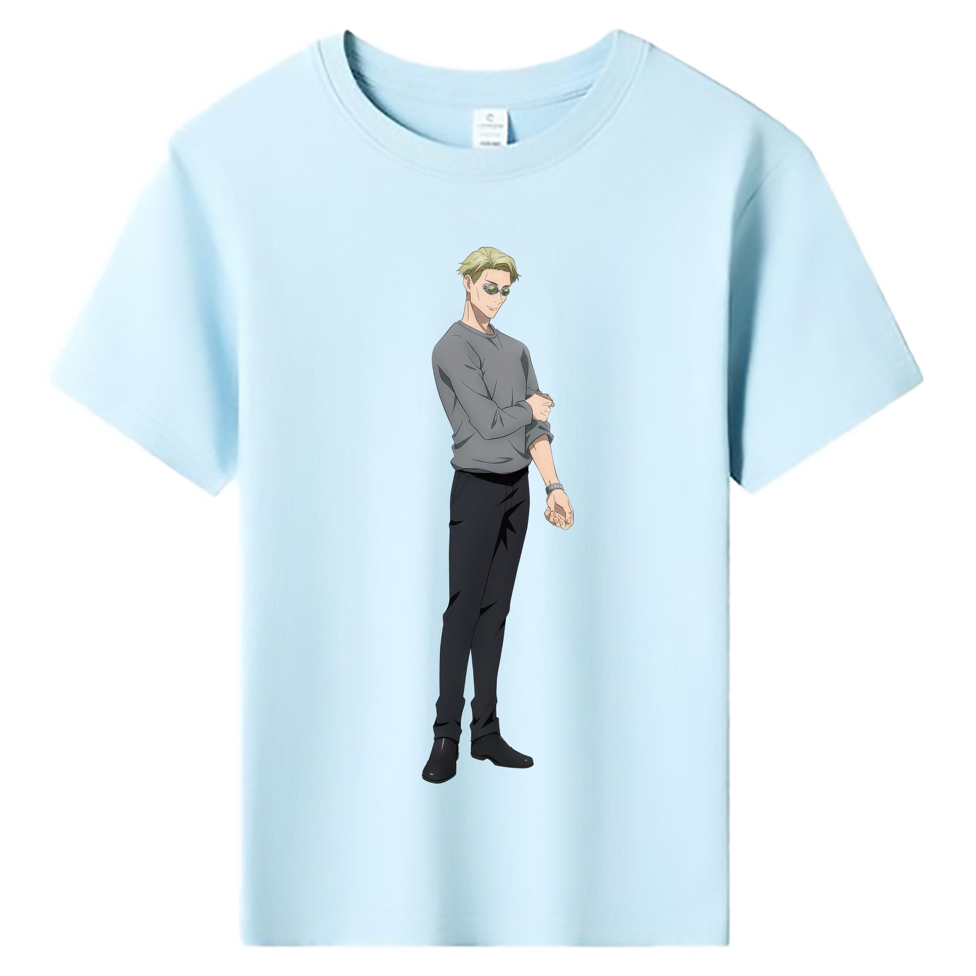 （画像用） 呪術廻戦 Jujutsu Kaisen 綿100％キッズTシャツ（フロントプリント）